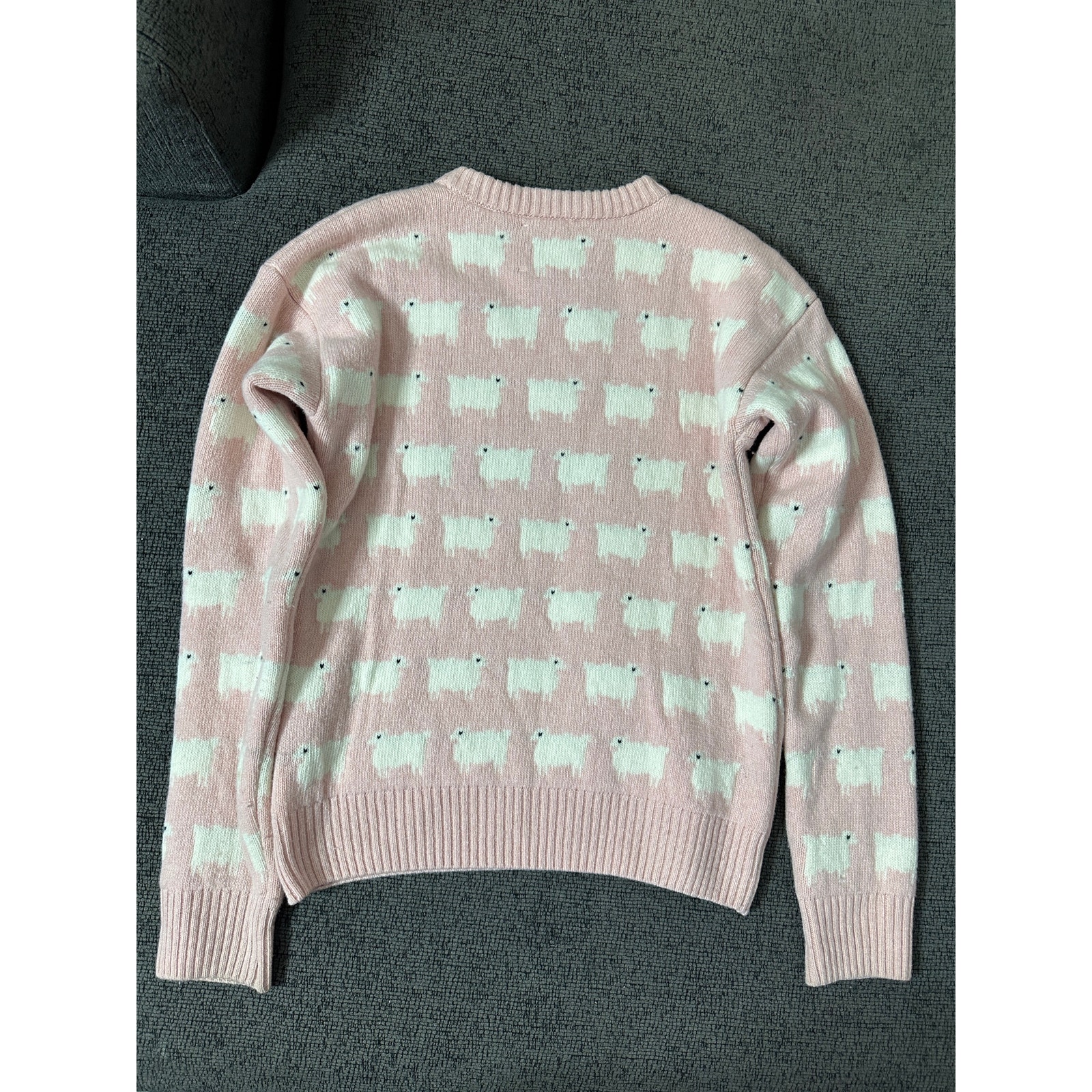 Warm & Wonderful 100% Wool Sheep Sweater Primrose Hill Pink Xs Princess Diana — image 2 of 8